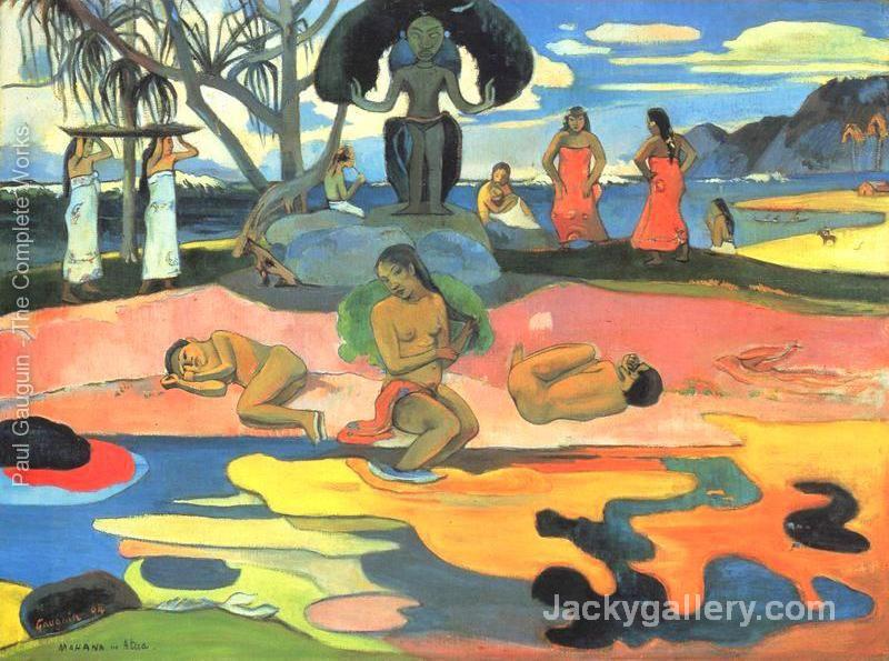 Sunday (Mahana no atua) by Paul Gauguin paintings reproduction